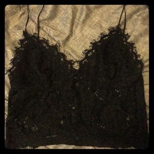 Lace crop top